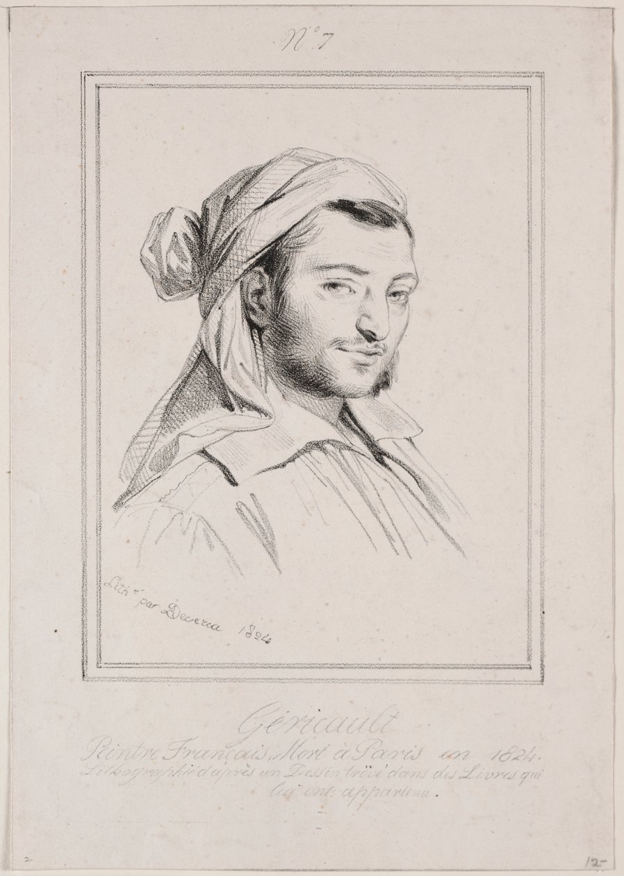 Theodore Gericault af Achille Devéria