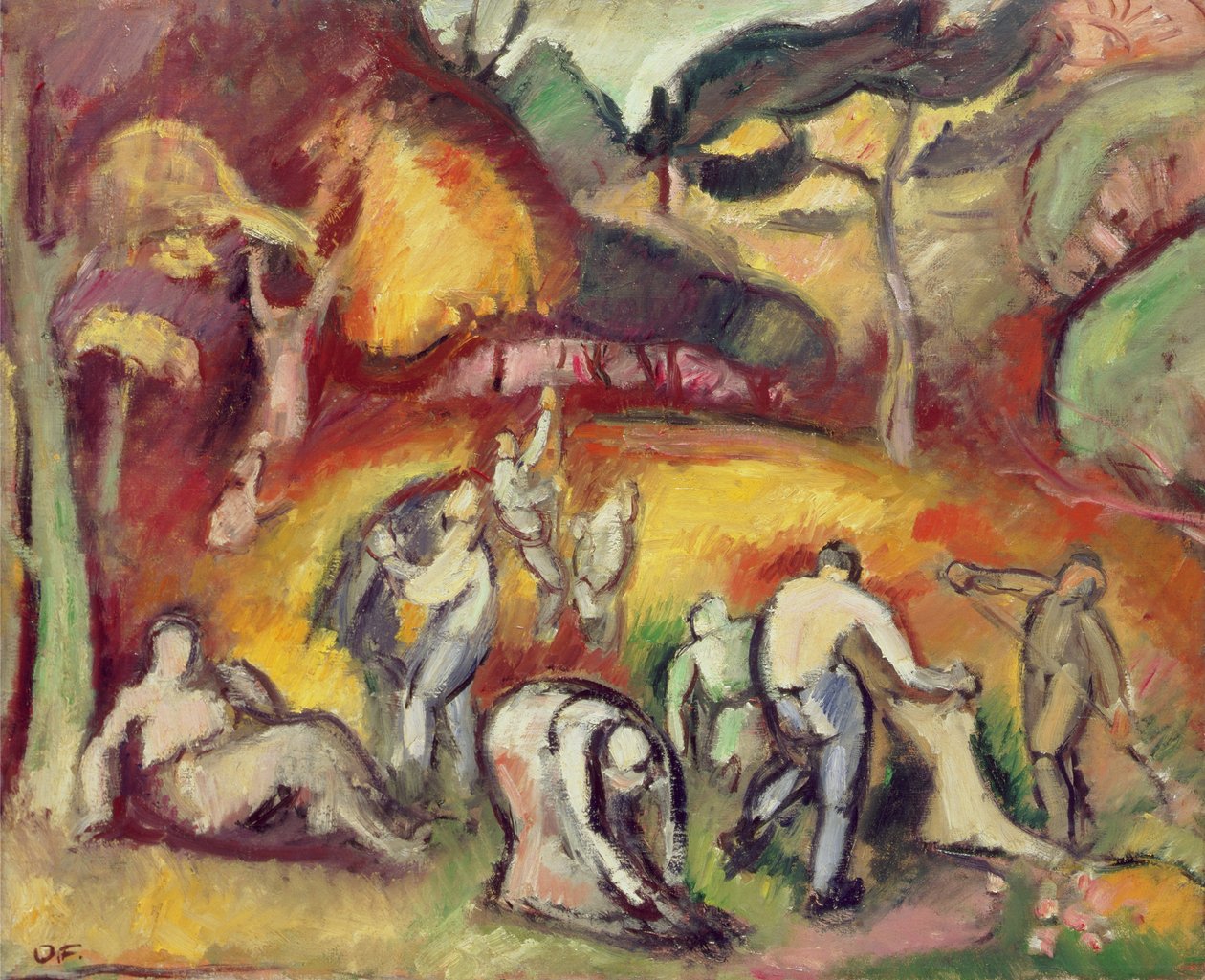 Efterårsarbejde af Achille Emile Othon Friesz