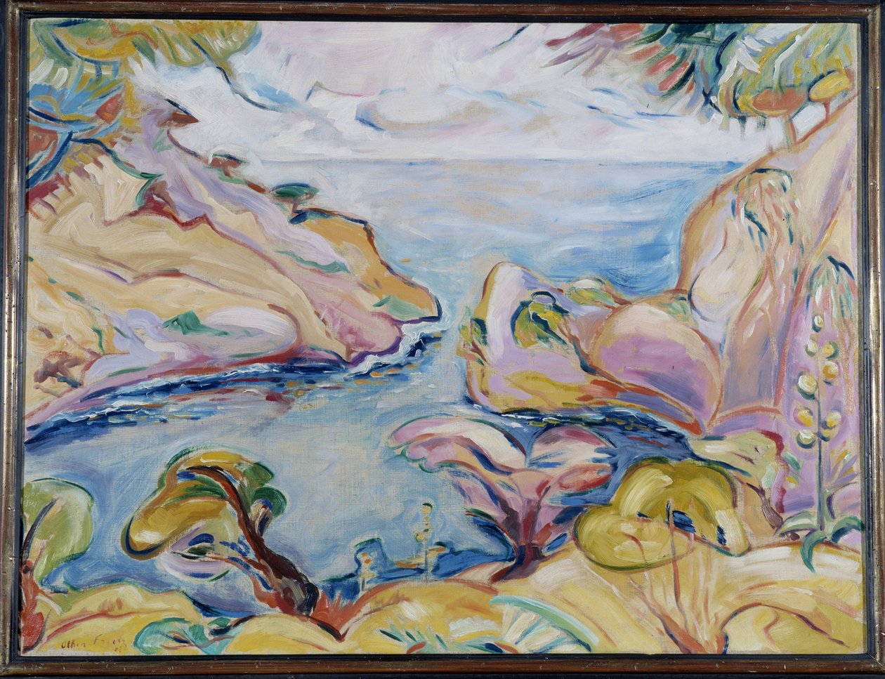 Calanque of Figuerolles i La Ciotat Achille-Emile (Achille Emile) Othon Friesz (1879-1949) 1907 Obligatorisk omtale: Indsamling af stiftelsen regards de Provence, Marseille af Achille Emile Othon Friesz