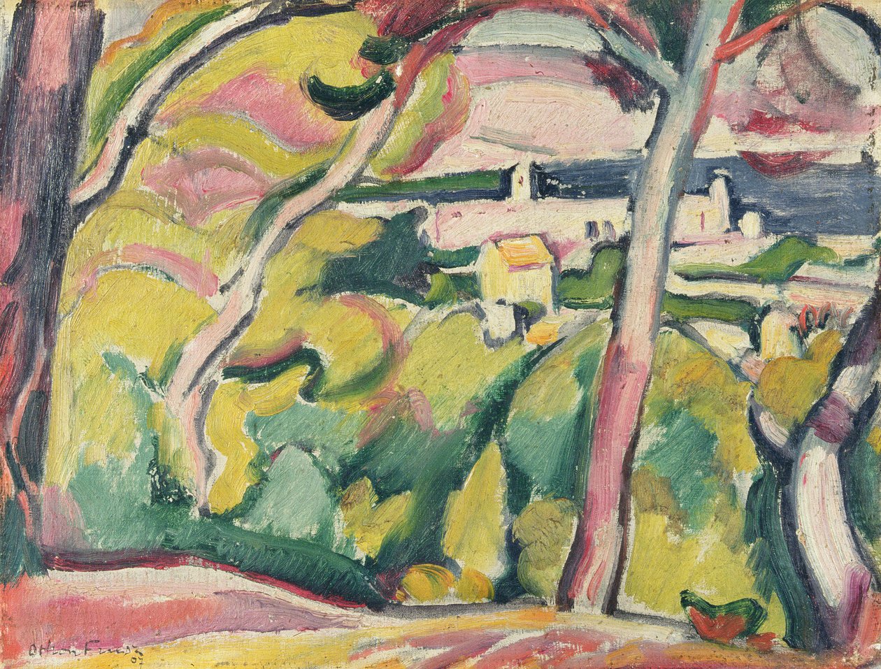 La Ciotat af Achille Emile Othon Friesz