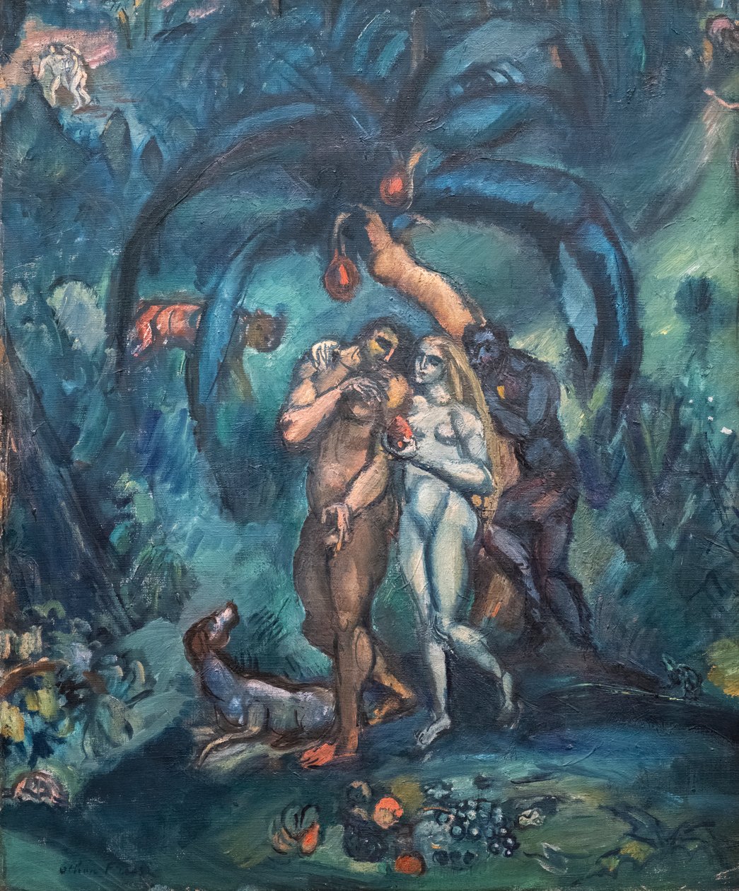 Fristelse (Adam og Eva) af Achille Emile Othon Friesz