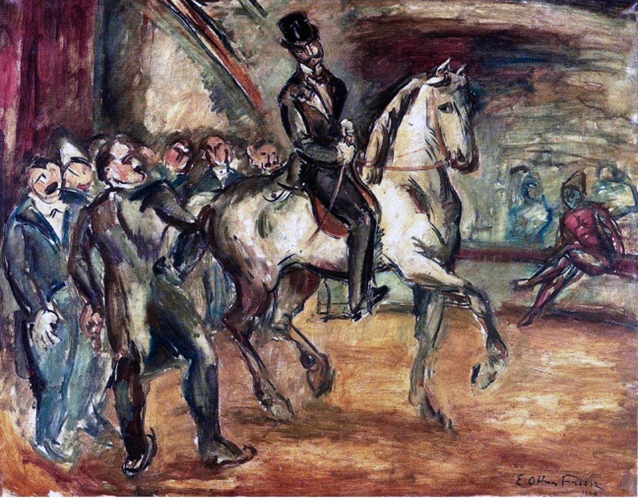 Træning på Medrano Circus af Achille Emile Othon Friesz