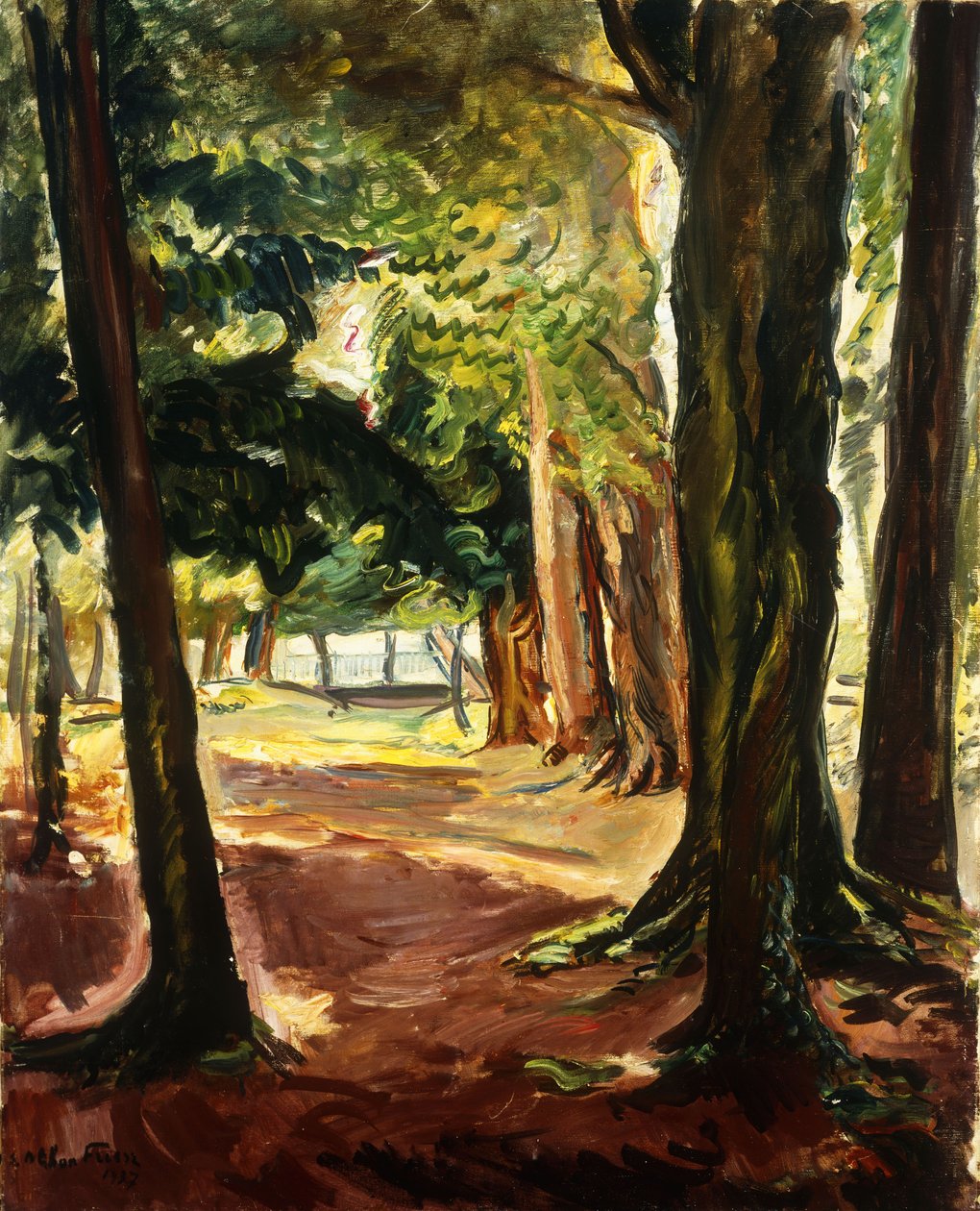 Træer nær Cote de Grace; Træerne nær Cote de Grace af Achille Emile Othon Friesz