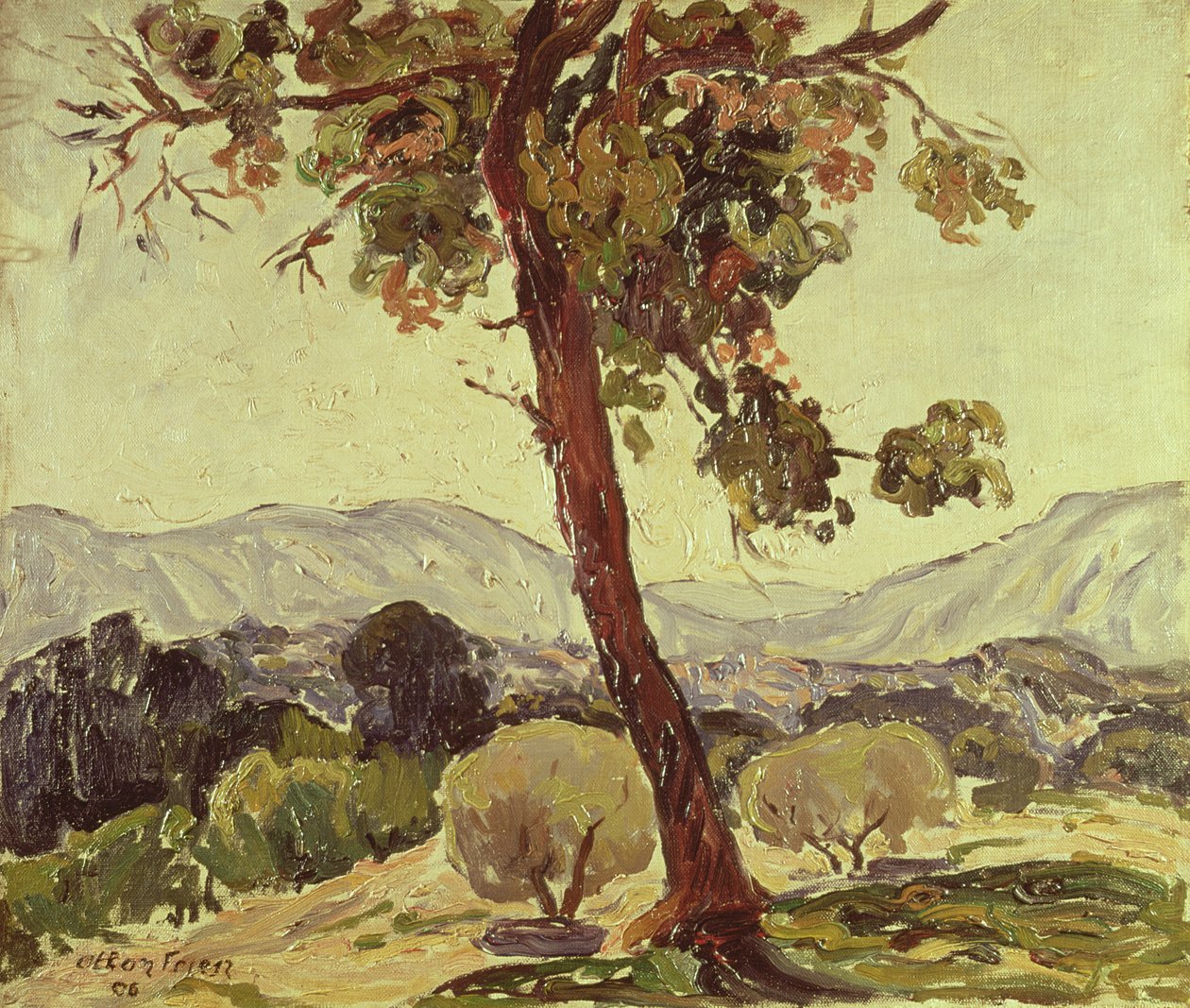 Skovklædt Landskab af Achille Emile Othon Friesz