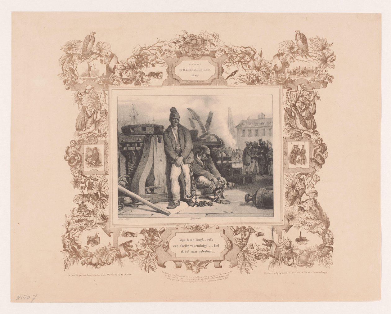 Opprobre / Dwangarbeid / 40 år (titel på objekt) af Achille Girardot