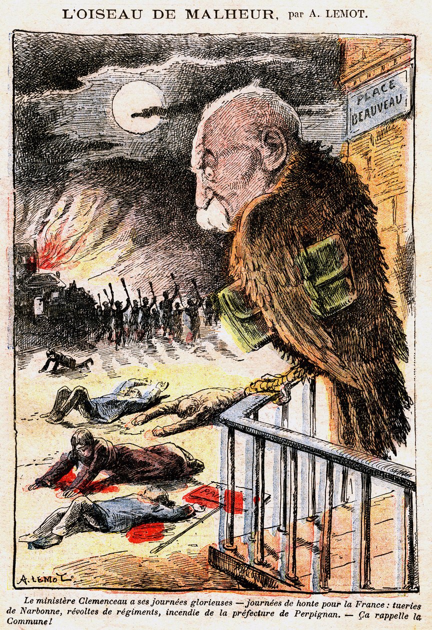 George Clemenceau i The Pilgrim af Achille Lemot