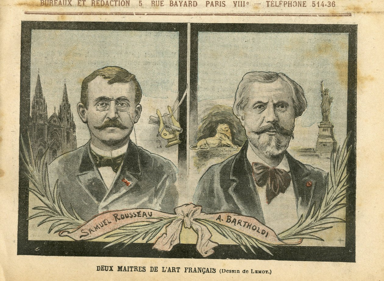 Illustration af Achille Lemot (1846-1909) i Le Pelerin af Achille Lemot