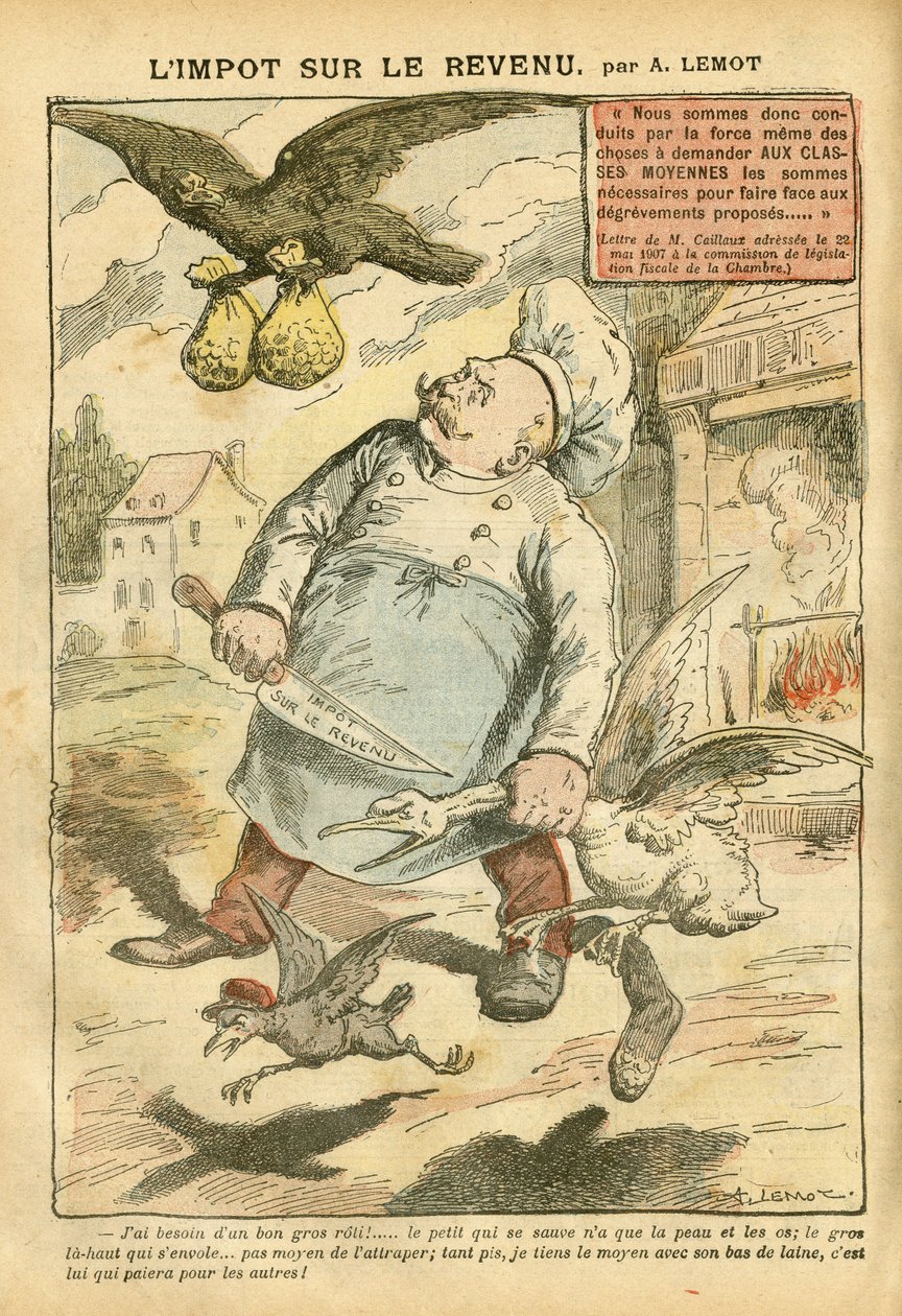 Illustration af Achille Lemot (1846-1909) i Le Pelerin af Achille Lemot