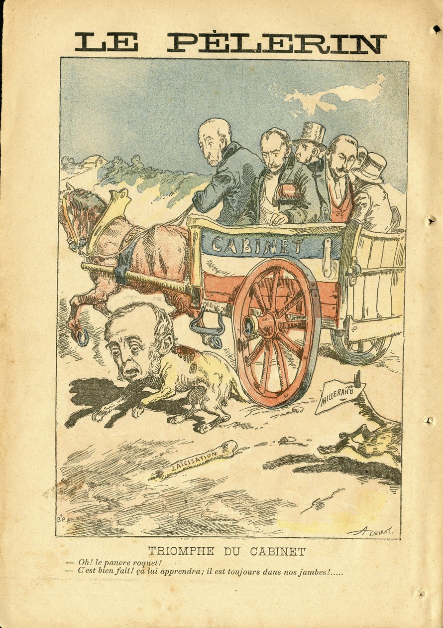 Illustration af Achille Lemot (1846-1909) i Le Pelerin af Achille Lemot