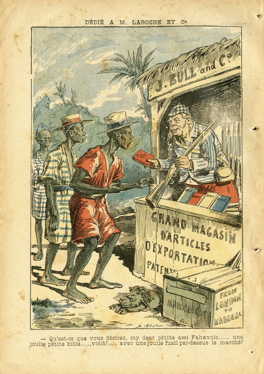 Illustration af Achille Lemot (1846-1909) i Le Pelerin af Achille Lemot