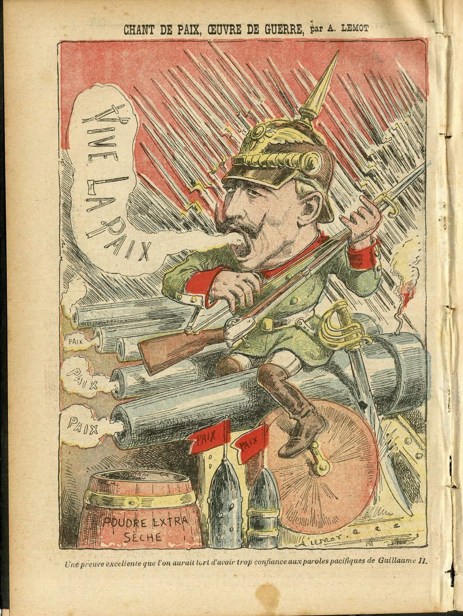 Illustration af Achille Lemot (1846-1909) i Le Pelerin af Achille Lemot