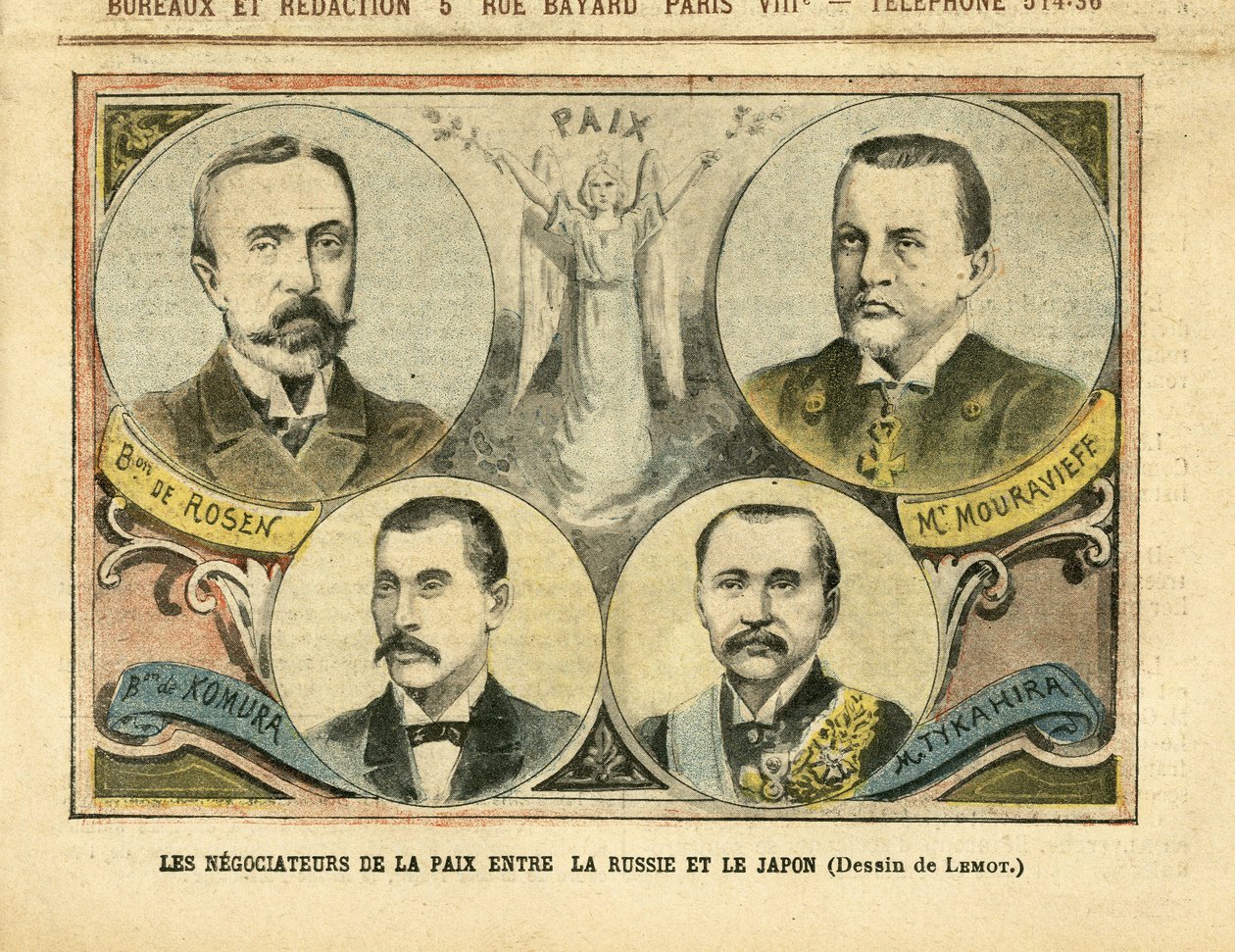 Illustration af Achille Lemot (1846-1909) i Le Pelerin af Achille Lemot