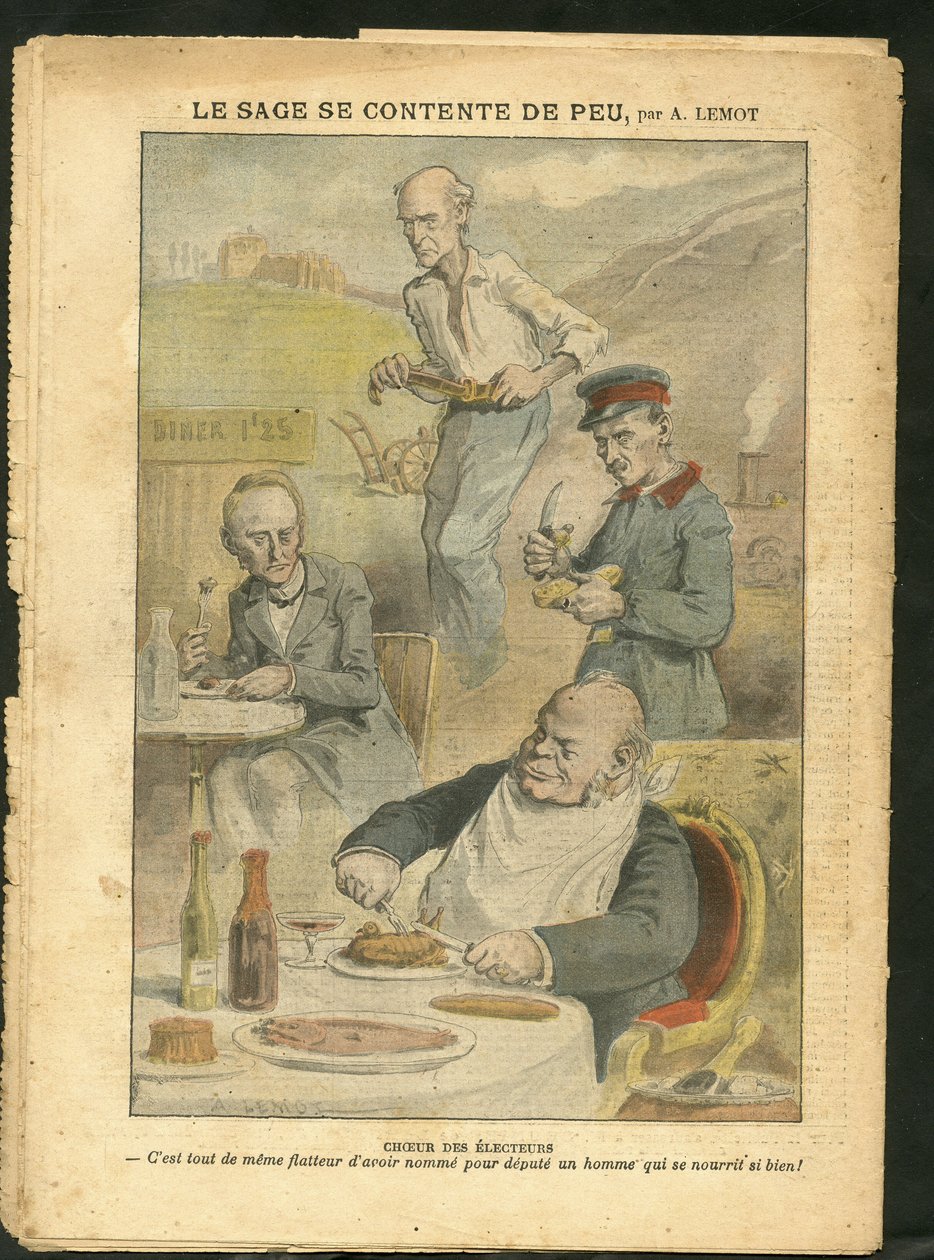 Illustration af Achille Lemot (1846-1909) i Le Pelerin af Achille Lemot