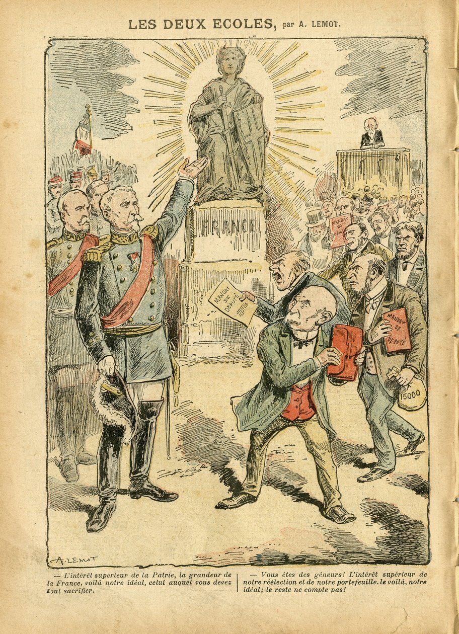 Illustration af Achille Lemot (1846-1909) i Le Pelerin af Achille Lemot