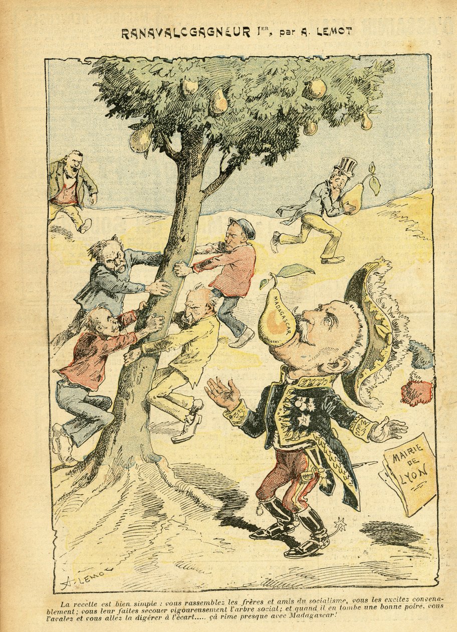 Illustration af Achille Lemot (1846-1909) i Le Pelerin af Achille Lemot