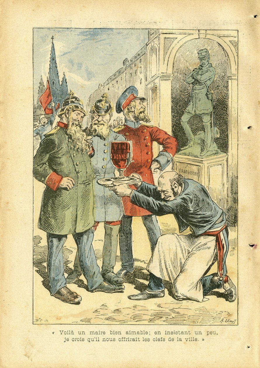 Illustration af Achille Lemot (1846-1909) i Le Pelerin af Achille Lemot