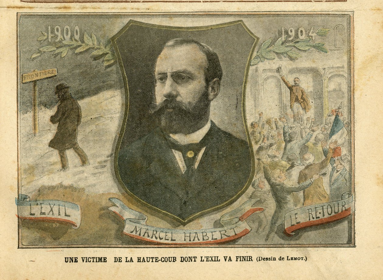 Illustration af Achille Lemot (1846-1909) i Le Pelerin af Achille Lemot