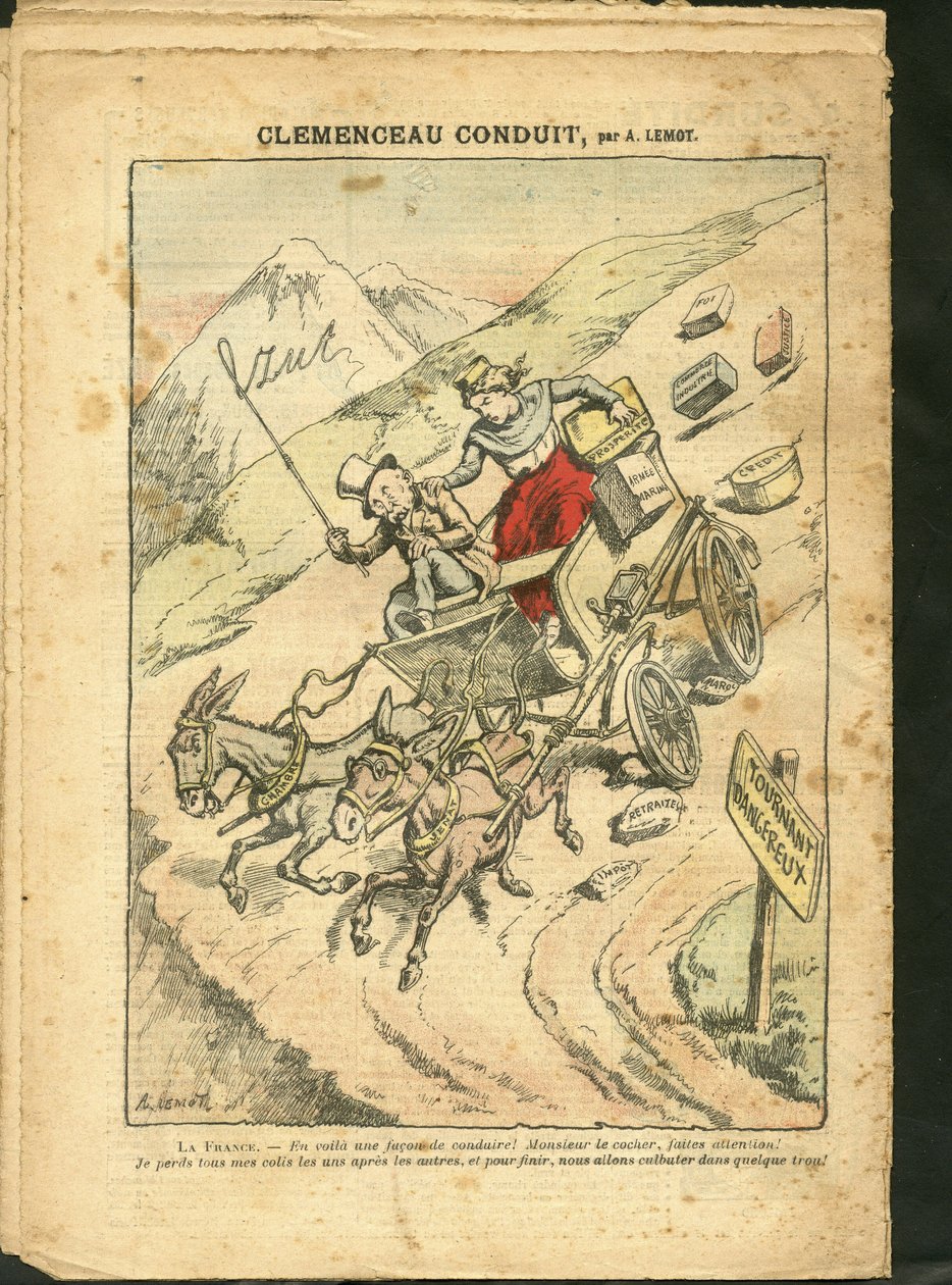 Illustration af Achille Lemot (1846-1909) i Le Pelerin af Achille Lemot