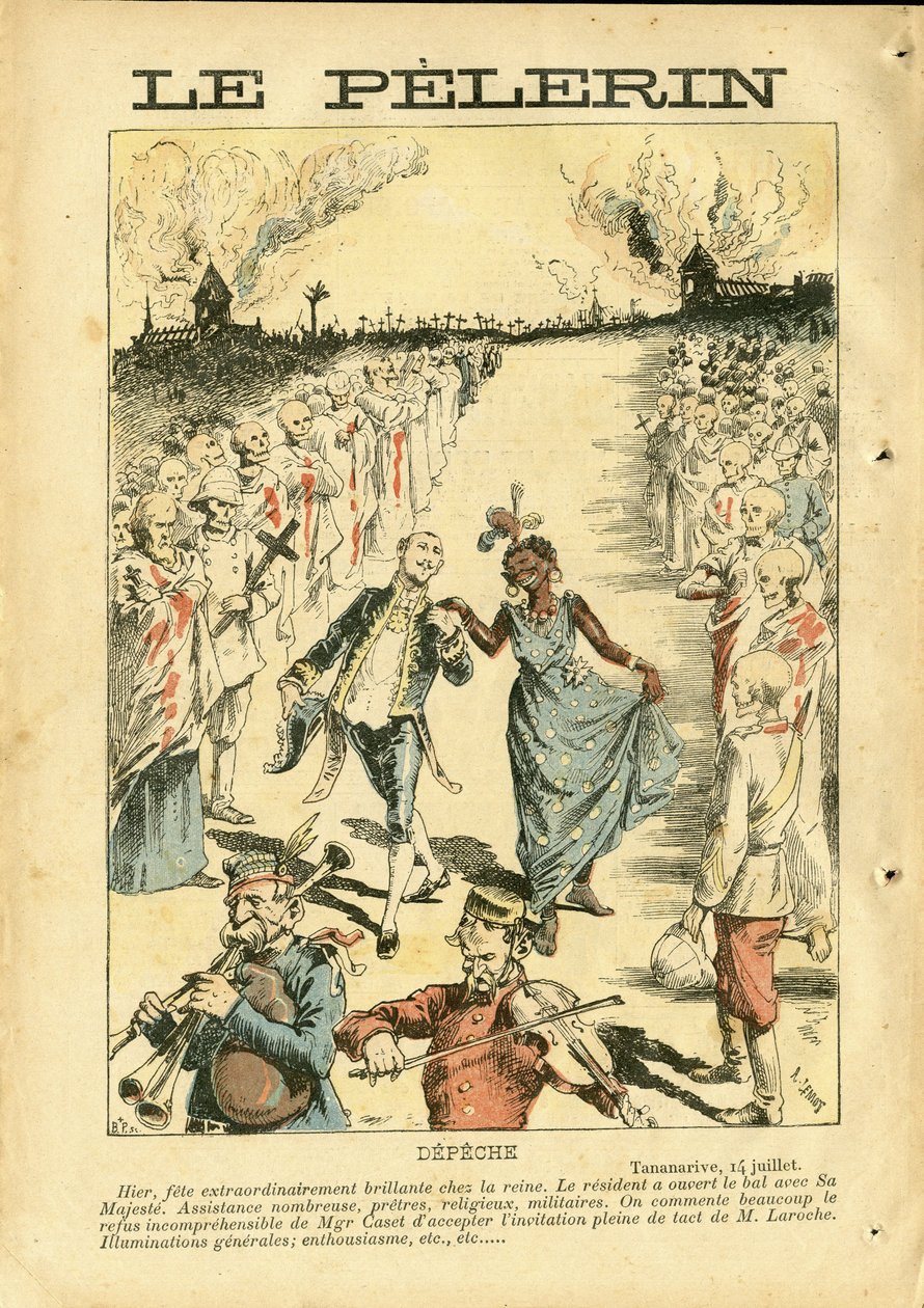 Illustration af Achille Lemot (1846-1909) i Le Pelerin af Achille Lemot