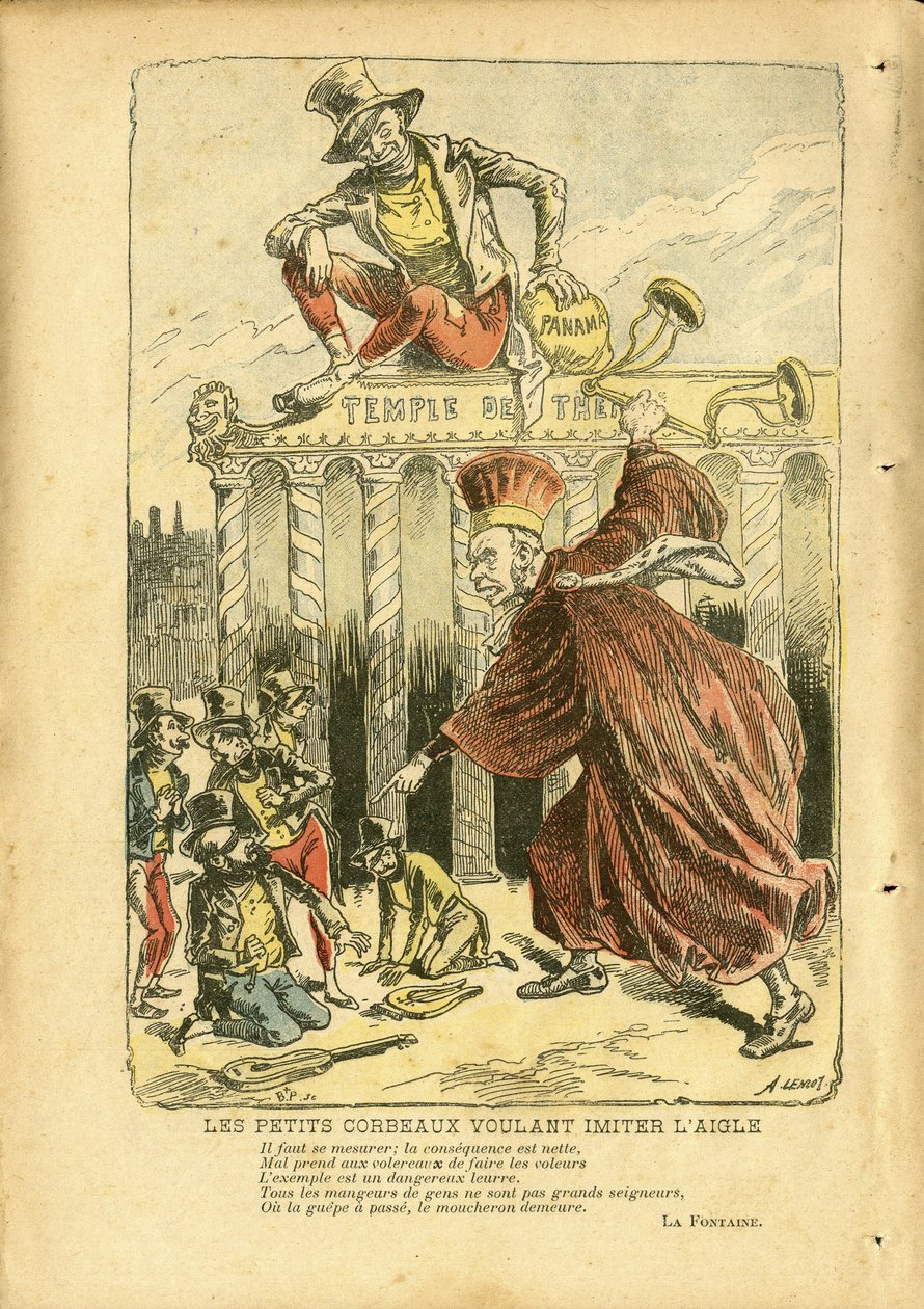 Illustration af Achille Lemot (1846-1909) i Le Pelerin af Achille Lemot