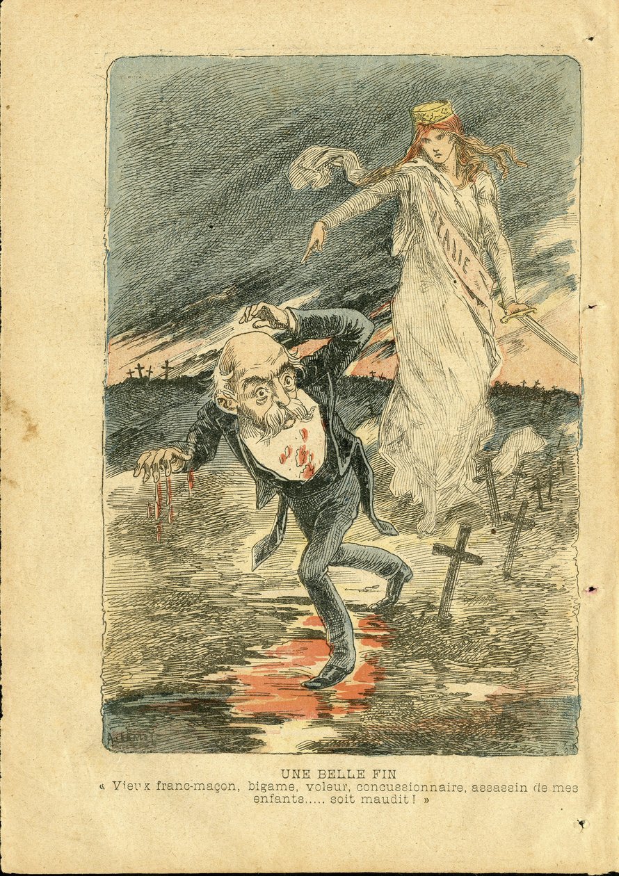Illustration af Achille Lemot (1846-1909) i Le Pelerin af Achille Lemot