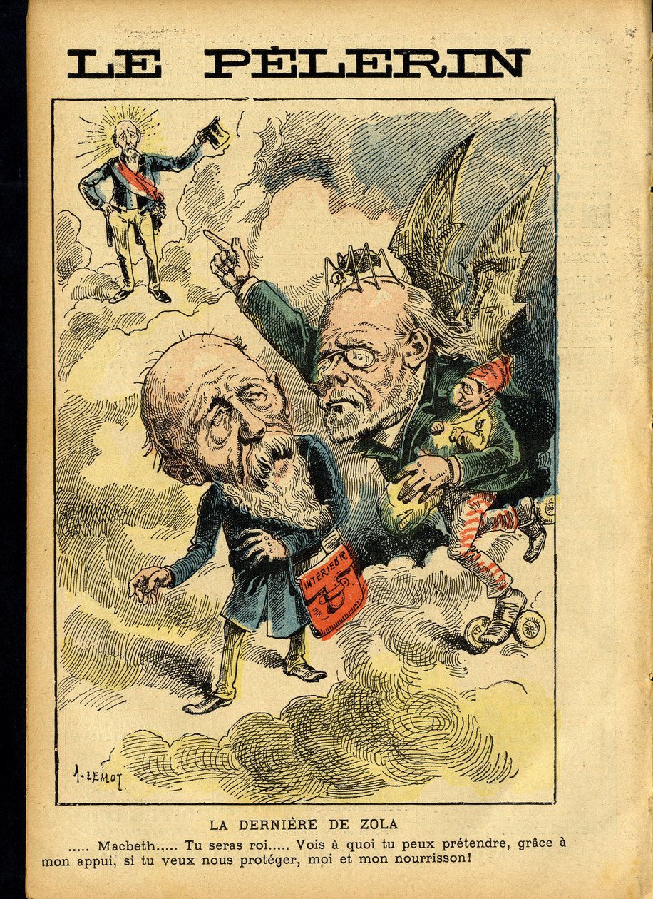 Illustration af Achille Lemot (1846-1909) i Le Pelerin af Achille Lemot