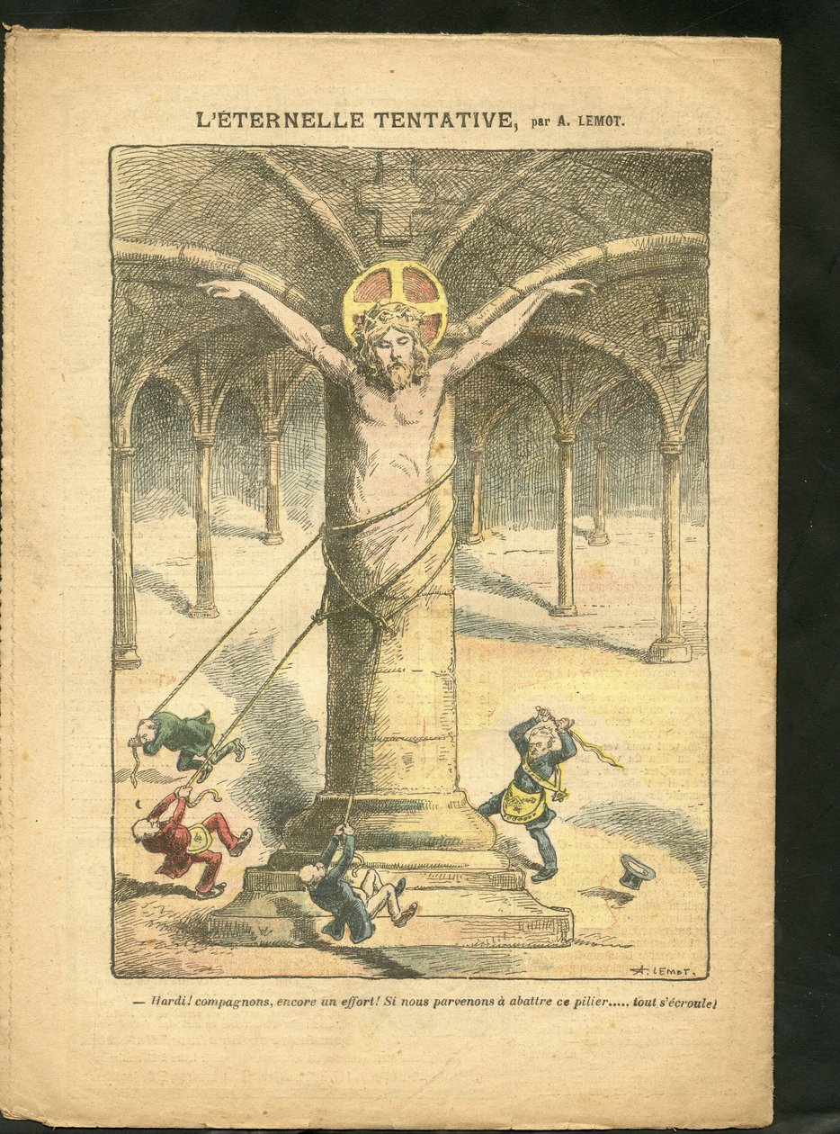 Illustration af Achille Lemot (1846-1909) i Le Pelerin, 28/03/09 - L