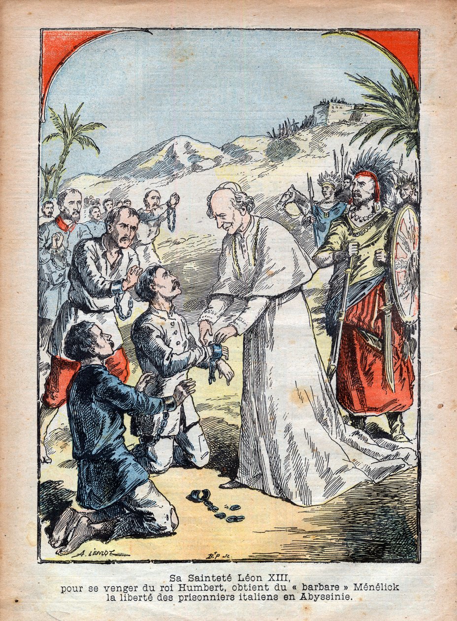 Pave Leo XIII (Vincenzo Gioacchino Pecci af Achille Lemot