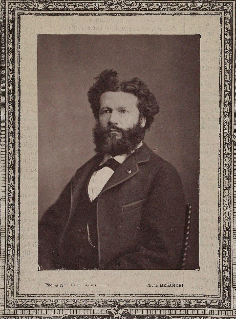 Portræt af Camille Flammarion 1842-1925, 1880. af Achille Melandri