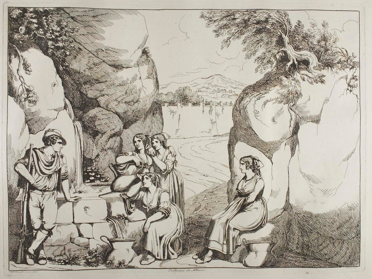 Dragt fra Albano af Achille Pinelli