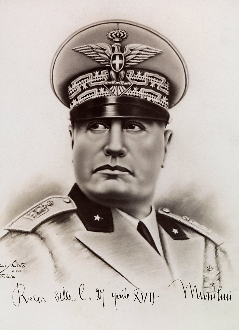 Benito Mussolini, 27041931 af Achille Villani