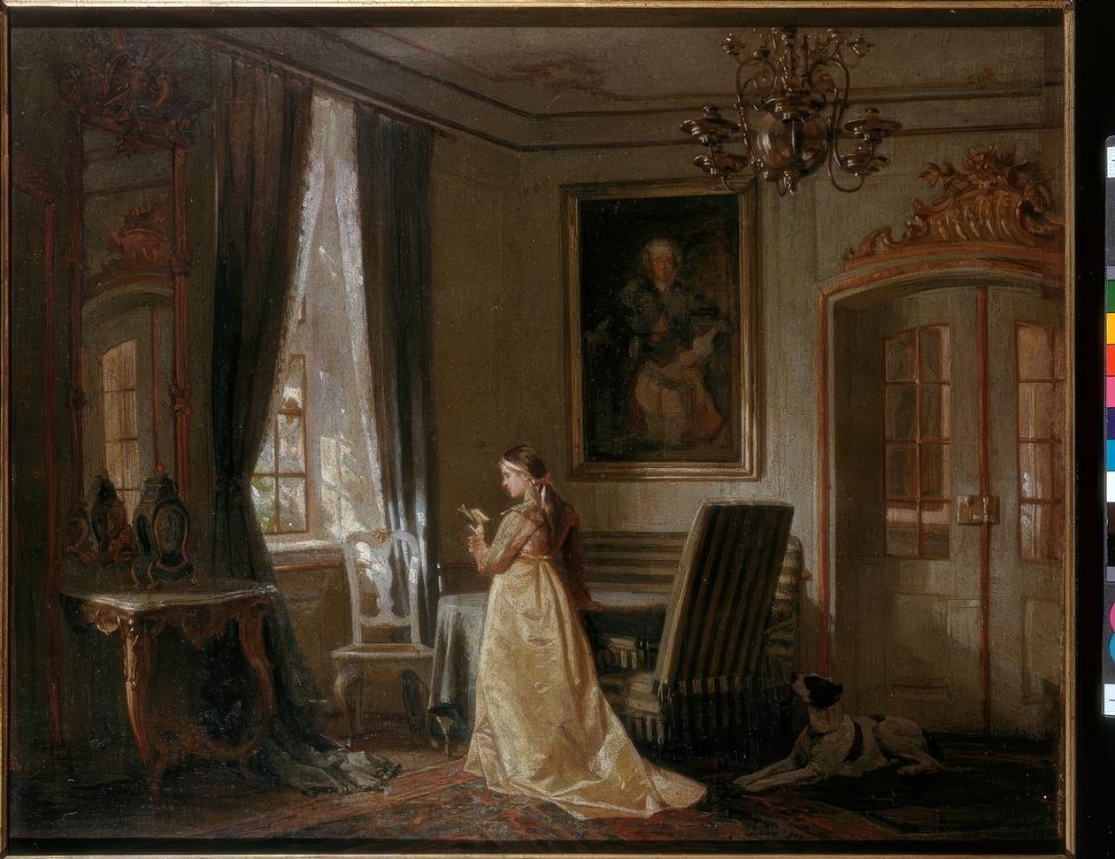 Gårdhaven i Wiepersdorf herregård af Achim von Arnim