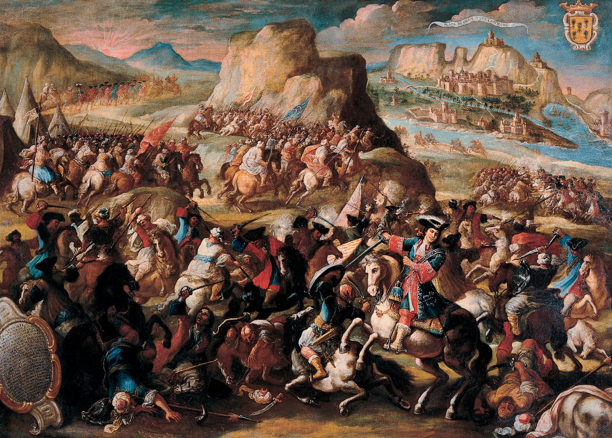 Slaget ved Oran, 1699 af Acisclo Antonio Palomino de Castro y