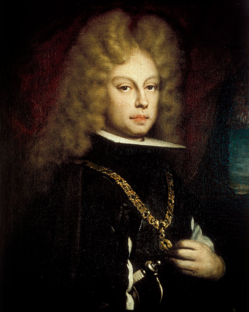 Portræt af Philippe V (1683-1746) af Acsilso Antonio de Palomino