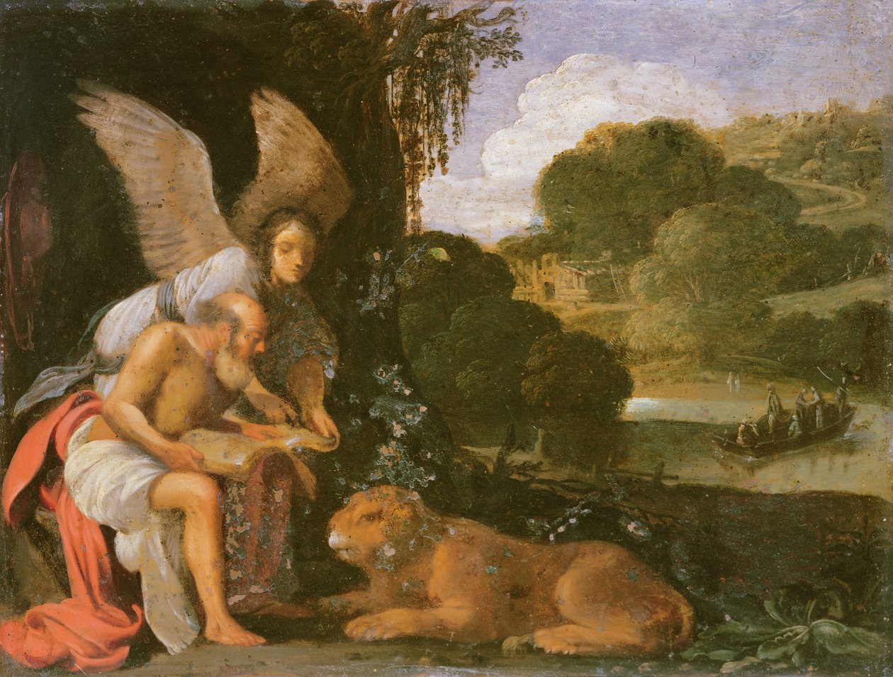 Sankt Hieronymus i vildmarken af Adam Elsheimer
