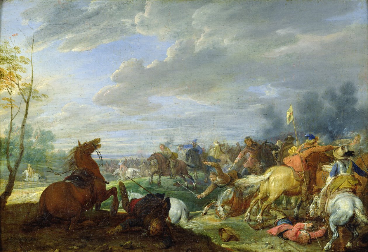 Chok kavaleri af Adam Frans van der Meulen