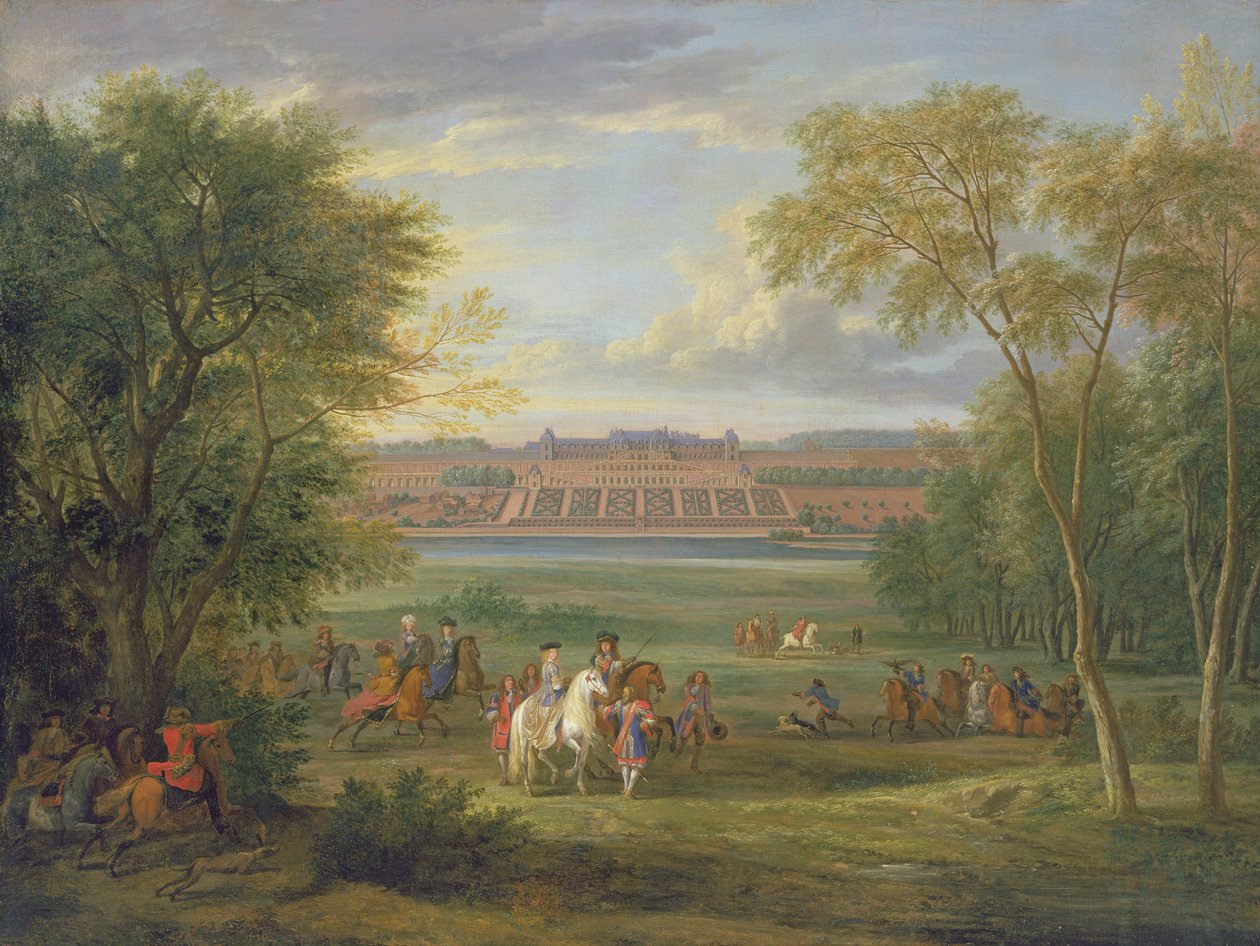 Chateau de Saint Germain af Adam Frans van der Meulen