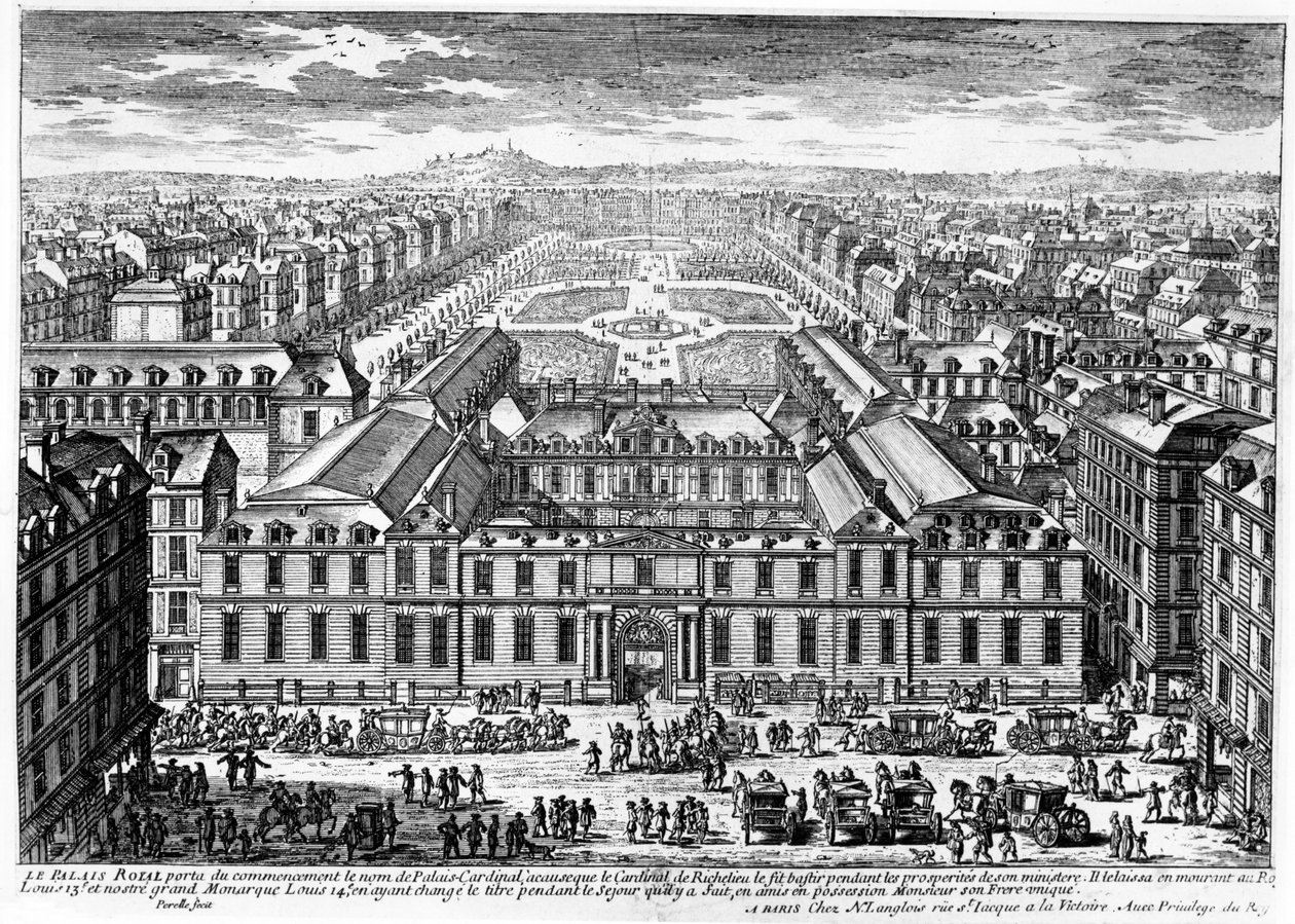 Palais-Royal, Paris, ca. 1680 af Adam Perelle