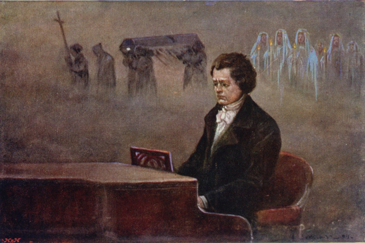 Beethovens vision, ca. 1910 af Adam Setkowicz
