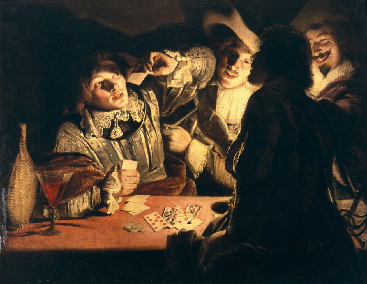 Kortspillerne, ca. 1620