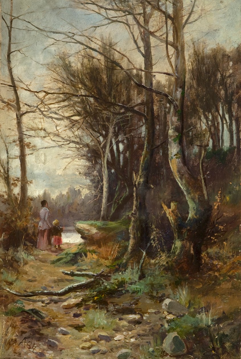 Ved siden af floden, Blairgowrie af Adam Barnet Fairweather