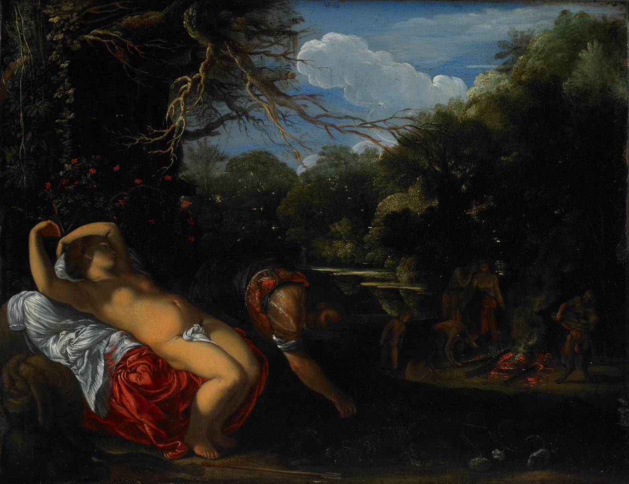 Apollo og Coronis af Adam Elsheimer