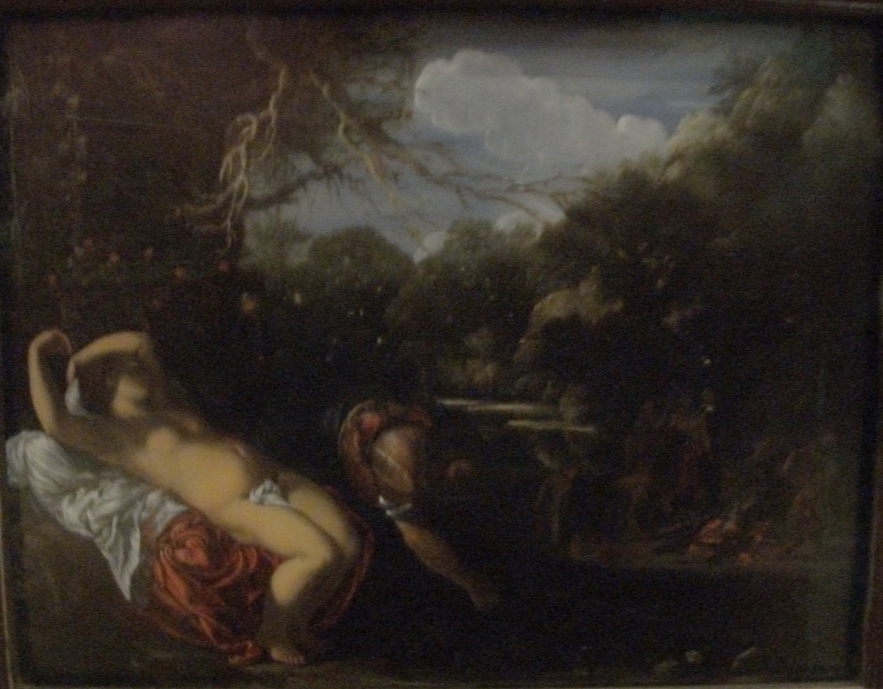 Apollo og Coronis af Adam Elsheimer
