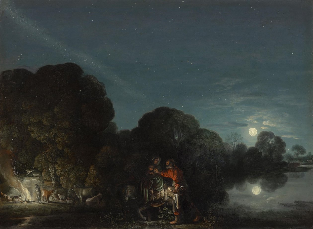Flugten til Egypten af Adam Elsheimer
