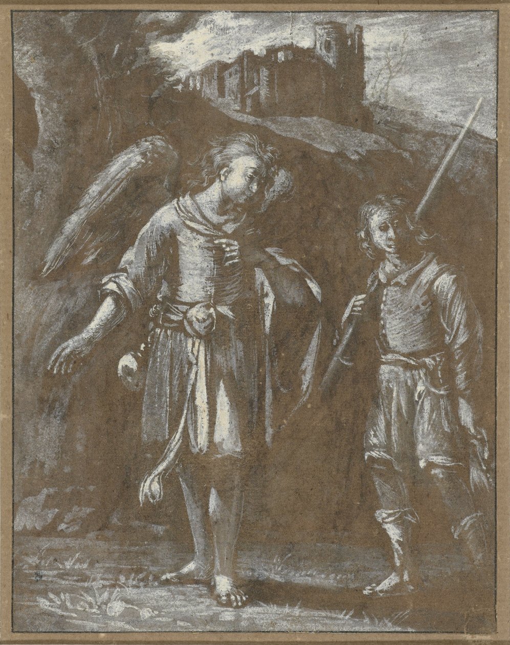 Tysk: Tobias und der Engel Tobias and the Angel
























" af Adam Elsheimer