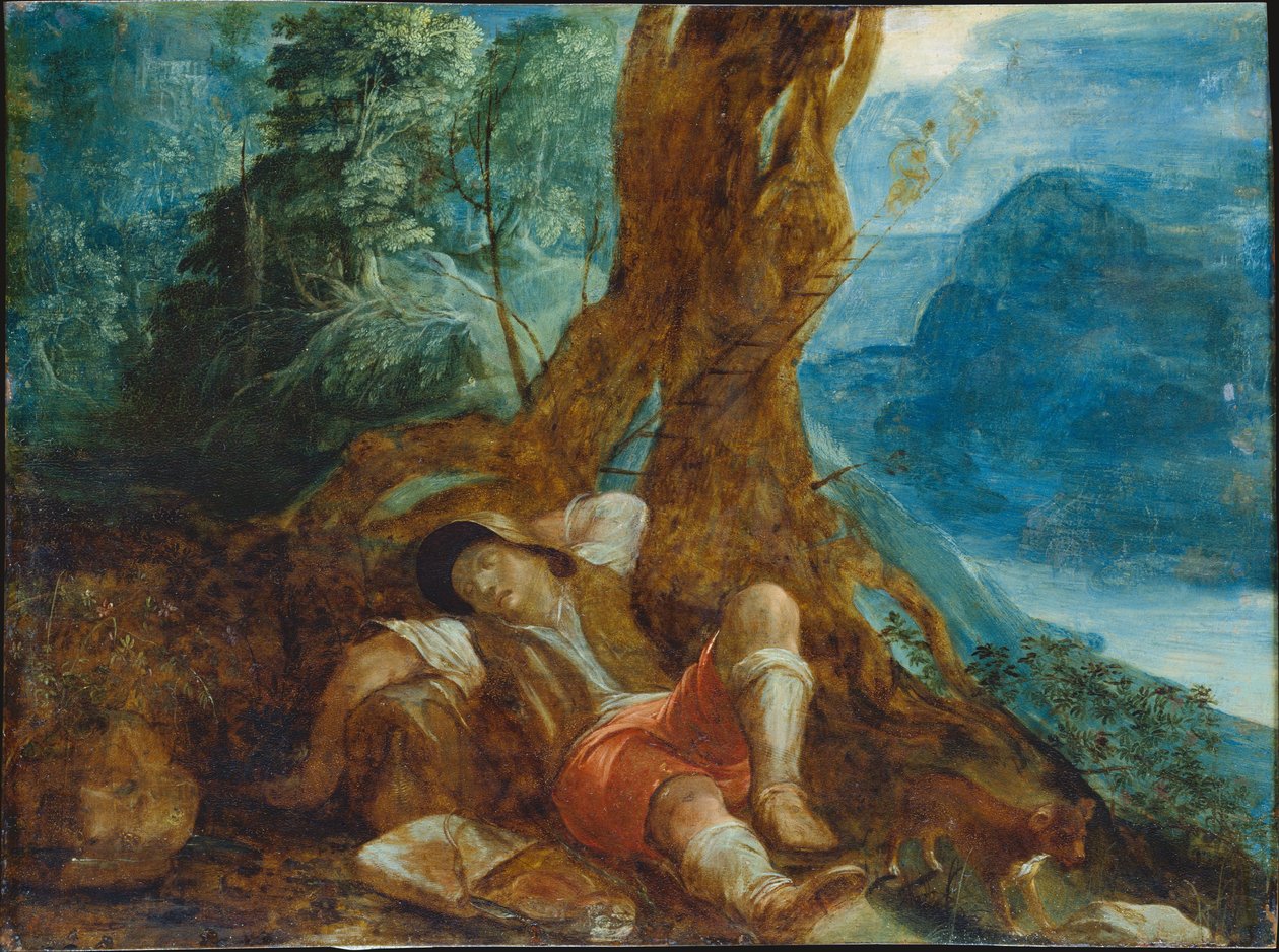 Jakobs drøm af Adam Elsheimer