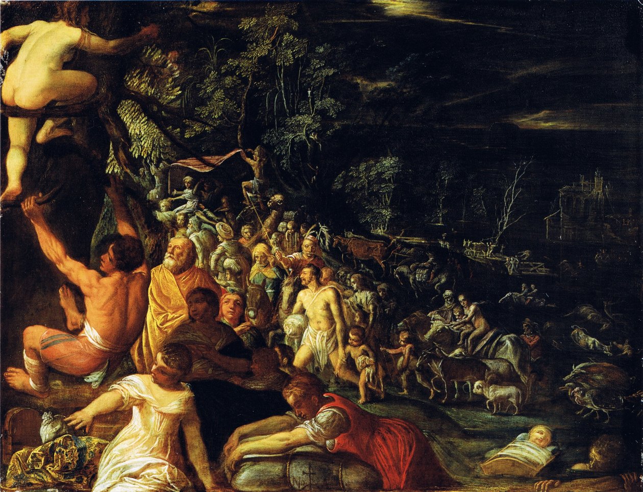 Syndfloden af Adam Elsheimer