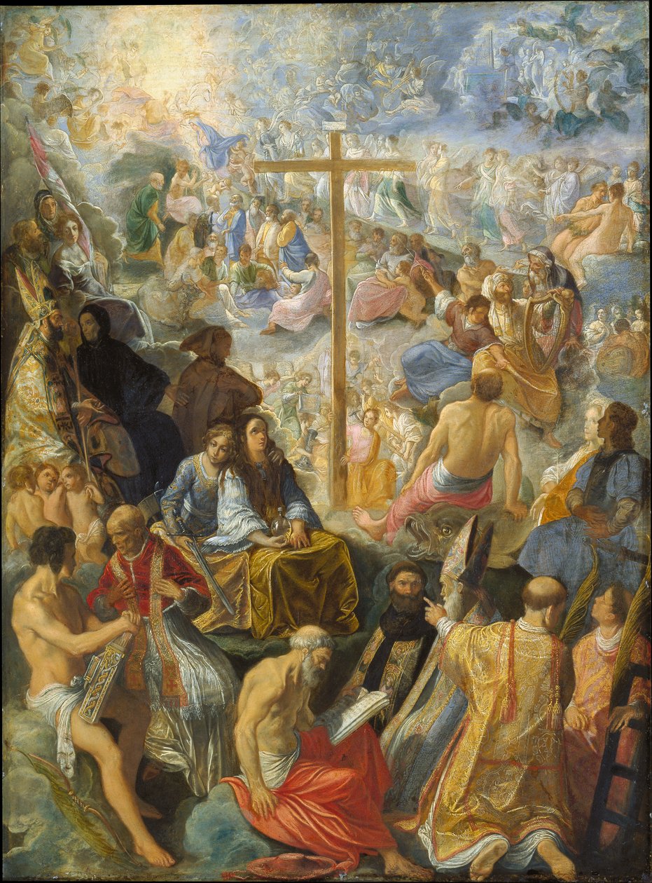 Frankfurt-altertavlen med motivet »Det sande kors’ ophøjelse« af Adam Elsheimer