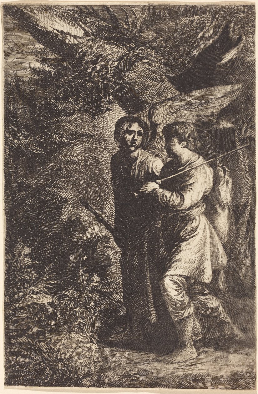 Tobias og englen af Adam Elsheimer