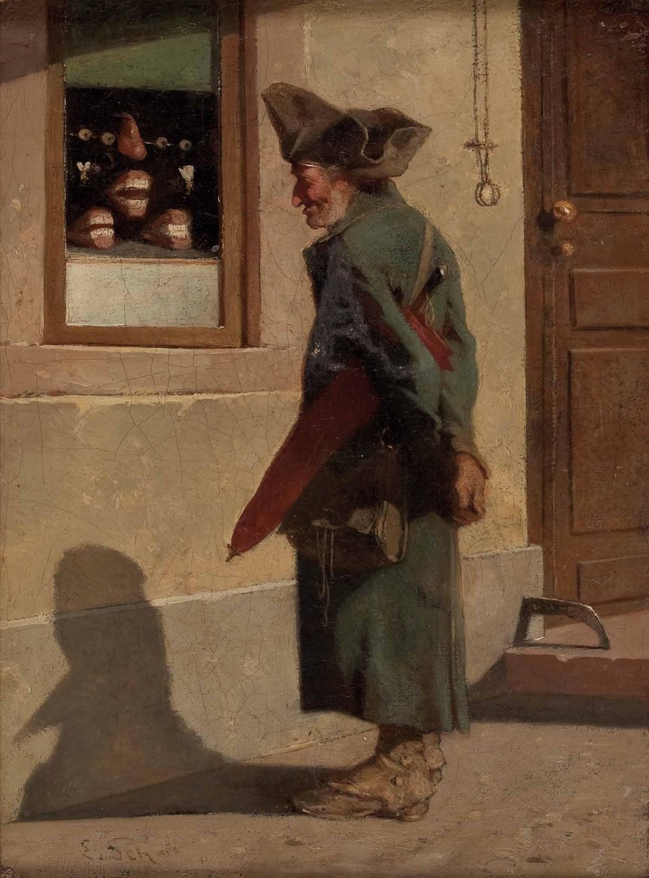 Soldat i tandproteseforretningen af Adam Ernst Schalck